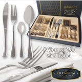 Premium pribor za jelo za 6 osoba - Mediteran Shop